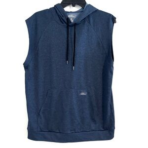 Dickies Men's Navy Sleeveless Hoodie